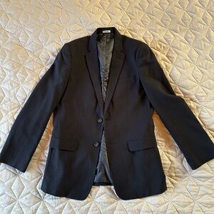 Calvin Klein boys navy blazer jacket school uniform 16